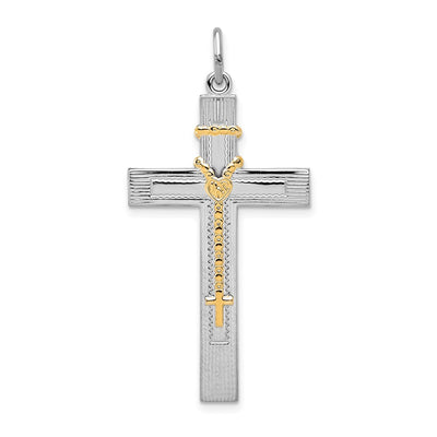 Sterling silver cross pendant