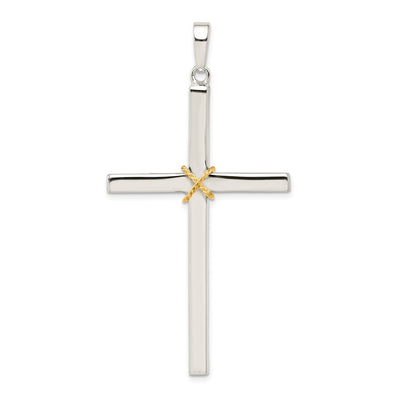 Sterling silver crucifix pendant