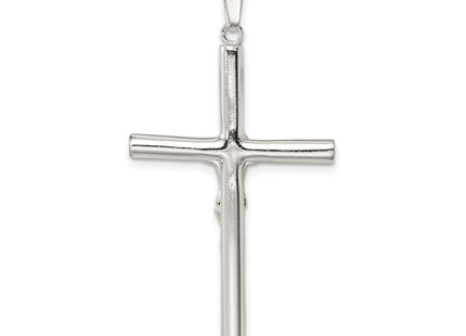 Sterling silver crucifix pendant, further view
