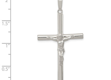 Sterling silver crucifix pendant, another view