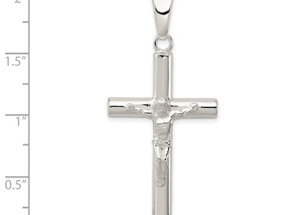 Sterling silver crucifix pendant, another view