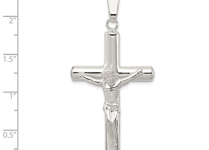 Sterling silver crucifix pendant, another view