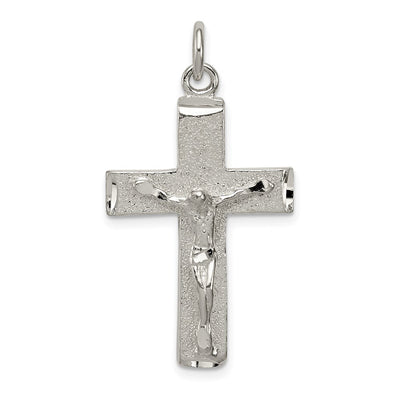 Sterling silver crucifix pendant