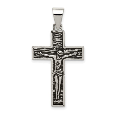 Sterling silver crucifix pendant