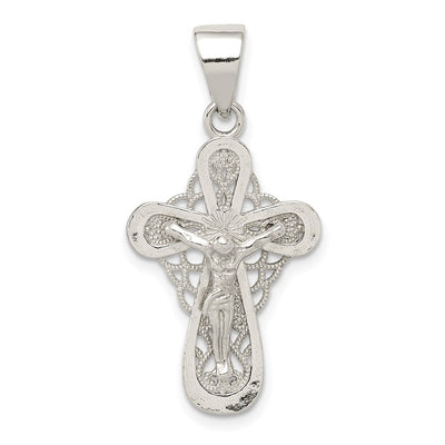 Sterling silver crucifix pendant