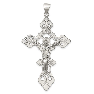 Sterling silver crucifix pendant