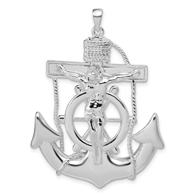 Sterling silver cross pendant