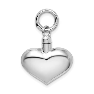 Sterling silver heart pendant