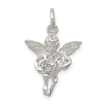 Sterling silver angel pendant