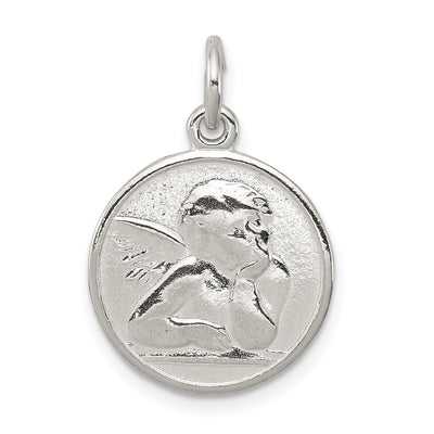 Sterling silver angel pendant