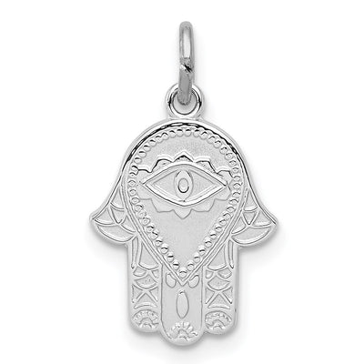 Sterling silver hamsa pendant