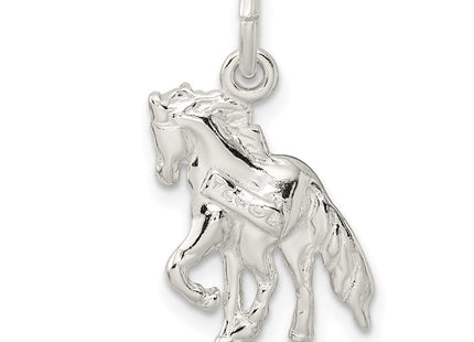Sterling Silver Horse Charm (Style QC846)