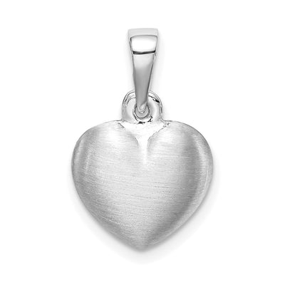Sterling silver heart pendant
