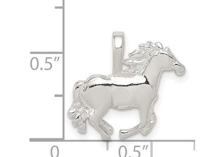 Sterling silver charm, another view