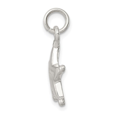 Sterling Silver Sheriff's Badge Charm
