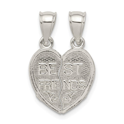 Sterling silver heart pendant