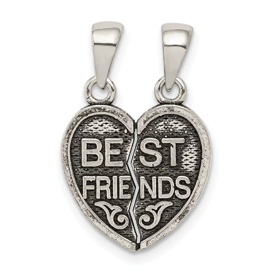 Sterling silver heart pendant
