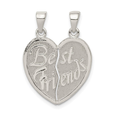 Sterling silver heart pendant