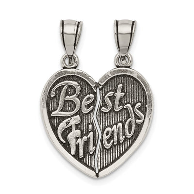 Sterling silver heart pendant