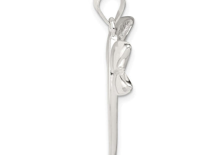 Sterling silver dragonfly pendant, alternate view