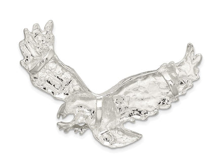 Sterling Silver Eagle Pendant (Style QC861)