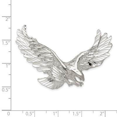 Sterling Silver Eagle Pendant, 55 x 35mm