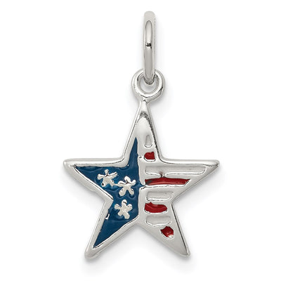 Sterling silver star pendant