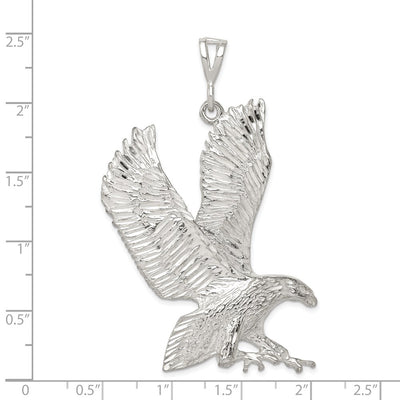 Sterling Silver Eagle Charm, 27 x 53mm