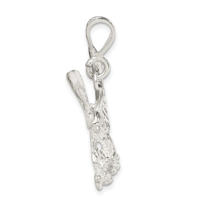 Sterling Silver Eagle Charm, 32 x 35mm