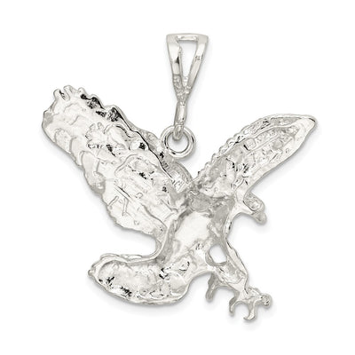 Sterling Silver Eagle Charm, 32 x 35mm
