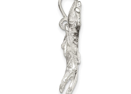 Sterling silver pendant, alternate view