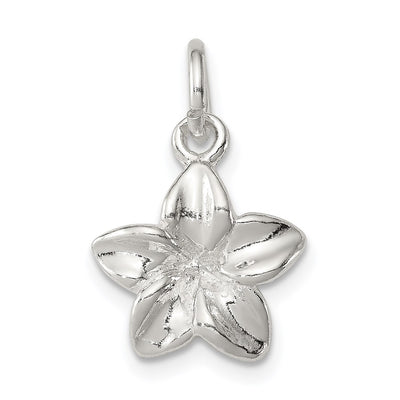 Sterling silver flower pendant