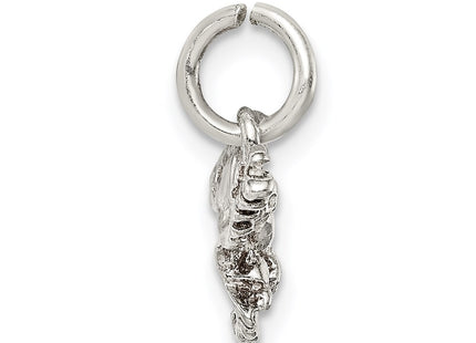 Sterling silver charm, alternate view