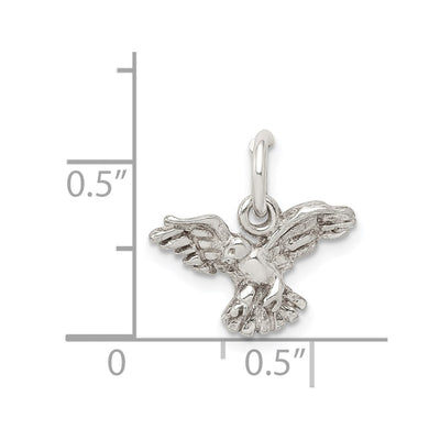 Sterling Silver Eagle Charm, 11 x 15mm