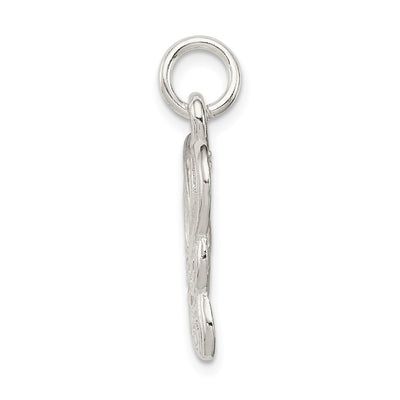 Sterling Silver Butterfly Charm, 25 x 25mm