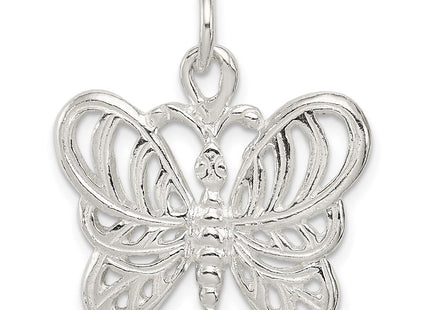 Sterling silver butterfly charm