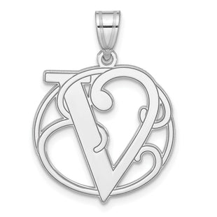 Sterling Silver Pendants Style QC8999V - Classique Jewelry Inc.