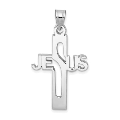 Sterling silver cross pendant
