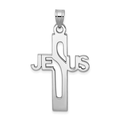 Sterling silver cross pendant
