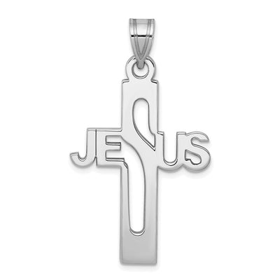 Sterling silver cross pendant