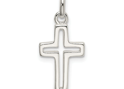 Sterling Silver Cut-out Cross Charm