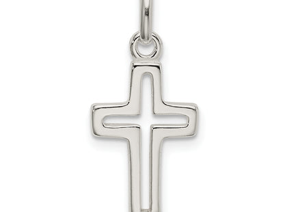 Sterling Silver Cut-out Cross Charm