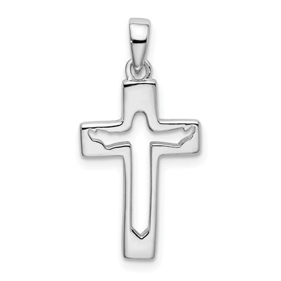 Sterling silver cross pendant