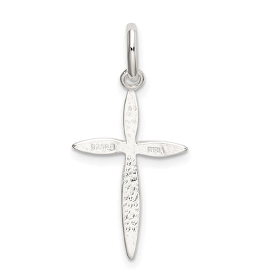 Sterling Silver Polished Passion Cross Charm