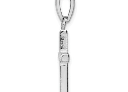Sterling silver opal cross pendant, alternate view