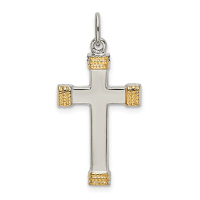 Sterling silver cross pendant