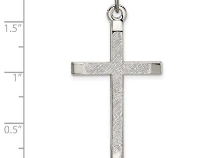 Sterling silver cross pendant, further view