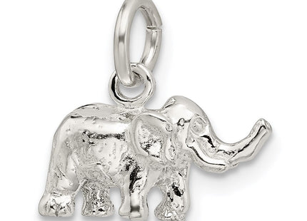 Sterling Silver Elephant Charm (Style QC908)