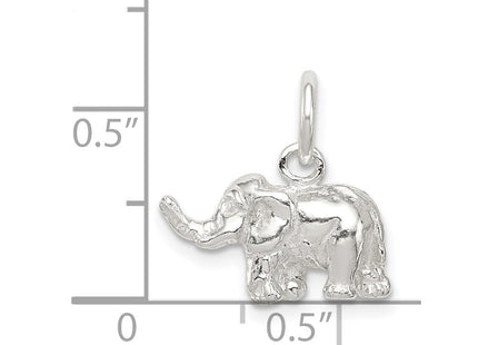 Sterling Silver Elephant Charm (Style QC908)
