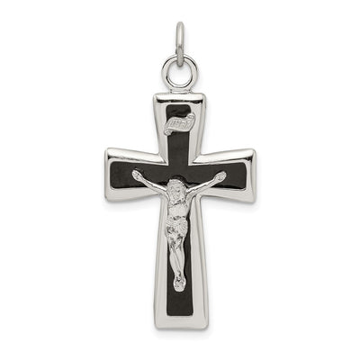 Sterling silver crucifix pendant